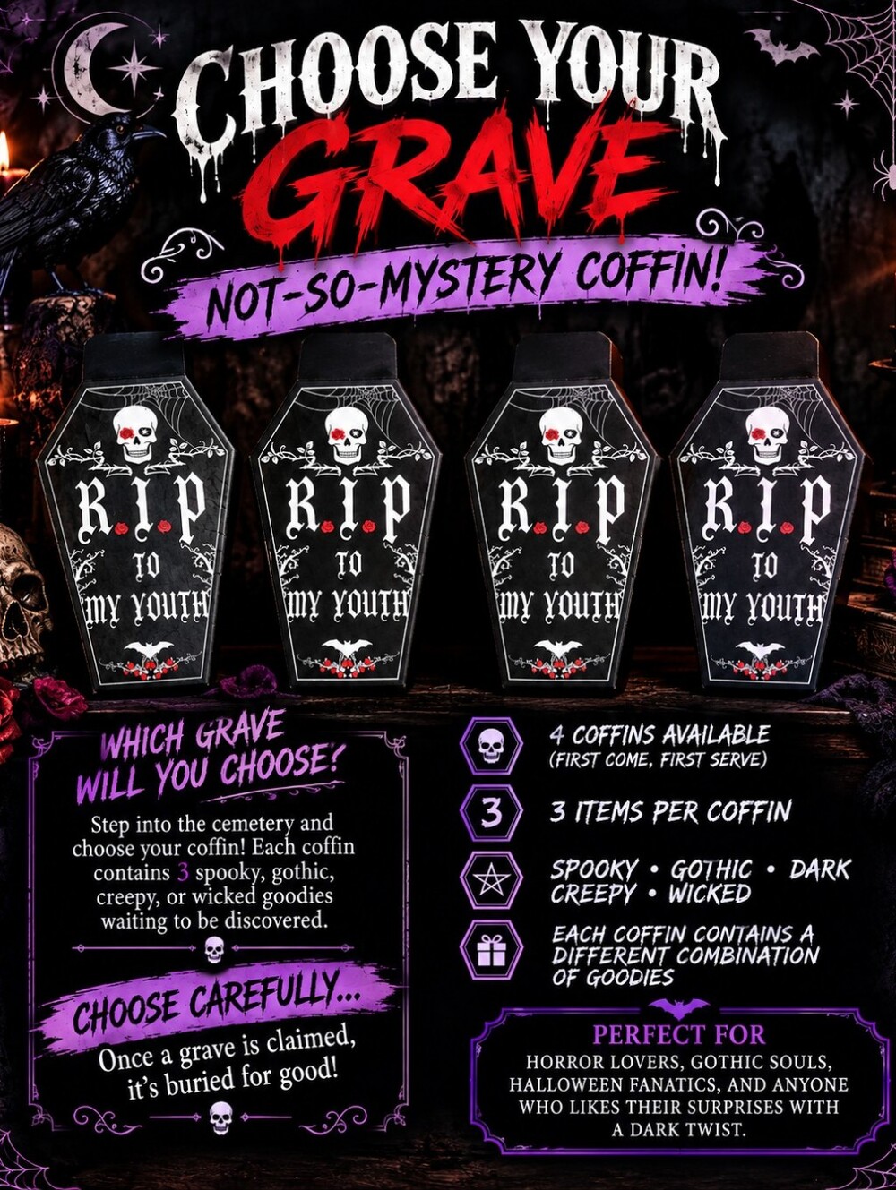 Choose Your Grave Not-So-Mystery Coffin